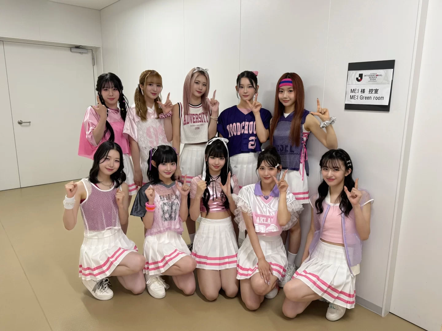 Popular Japanese Idol Group ME_I Performs with Yokohama F. Marinos Cheerleaders to Build Up Hype for Friendly Match