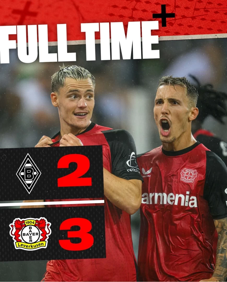 Early Report: Leverkusen Still Magical in the New Season, Paris Crushes Montpellier with Six Goals