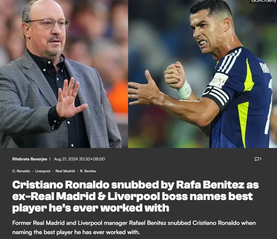 Is the rift with Ronaldo still there? Benitez: Gerrard is the best player I’ve coached