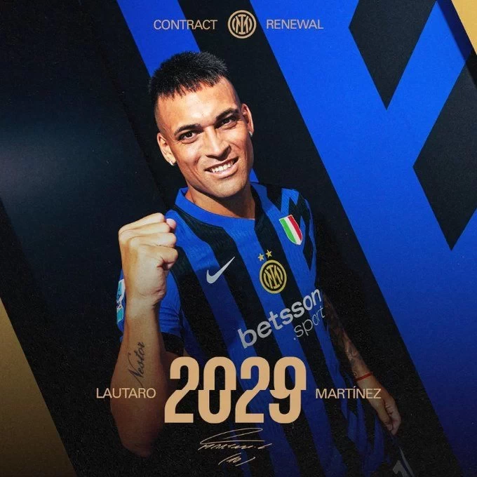 Official: Inter Milan extends Lautaro’s contract until 2029