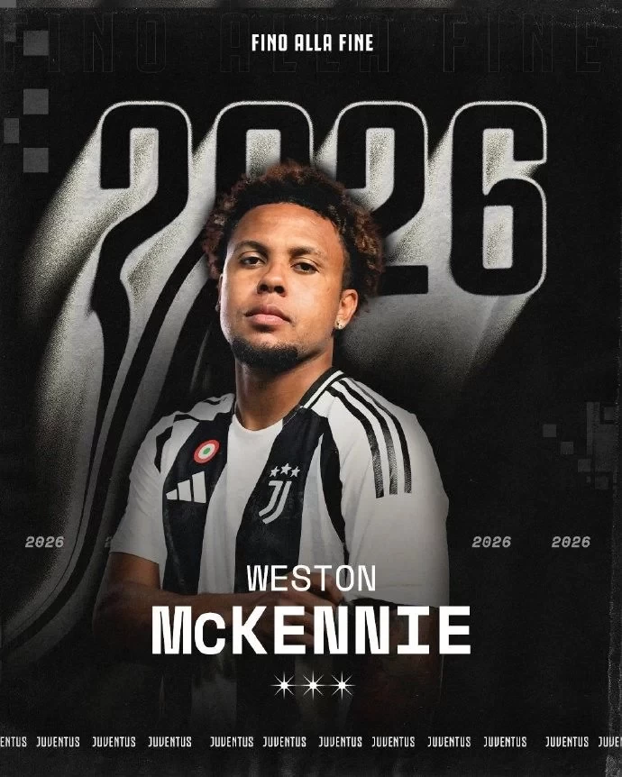 Juventus Official: McKennie Extends Contract Until 2026, Becomes a Complete Player