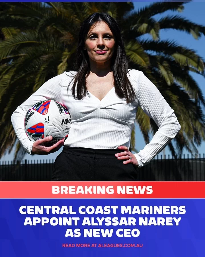 Alyssa Naare Appointed Central Coast Mariners CEO, First Female CEO in Club’s History