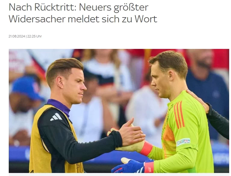 The wait is over! Sky Germany: Ter Stegen to take over as Germany’s starting goalkeeper after Neuer’s retirement