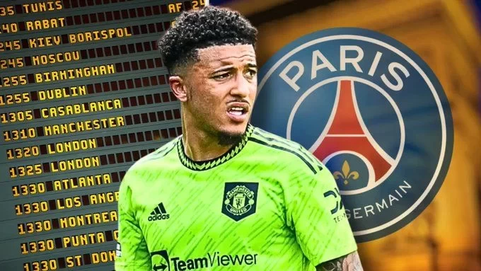 Journalist: PSG open talks with Man Utd for Sancho, Red Devils set price over €60 million