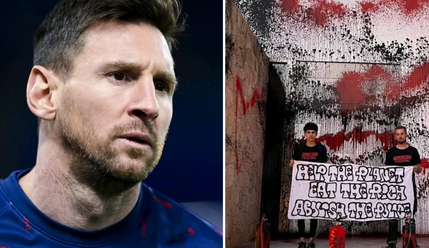 Environmentalists spray paint Messi’s mansion, calling it an illegal construction; Messi sues for tens of thousands of euros