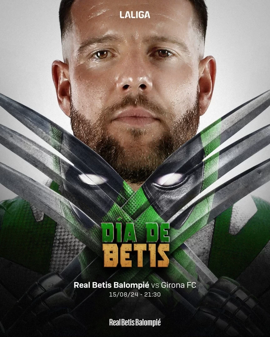 Real Betis’ Pre-Match Poster: Replicating Deadpool & Wolverine