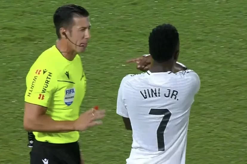 Vinicius Jr. clashes with the referee: “Don’t talk to me, talk to the captain”